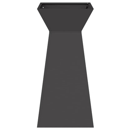 Säulen Pflanzer Schwarz 35 x 35 x 73 cm