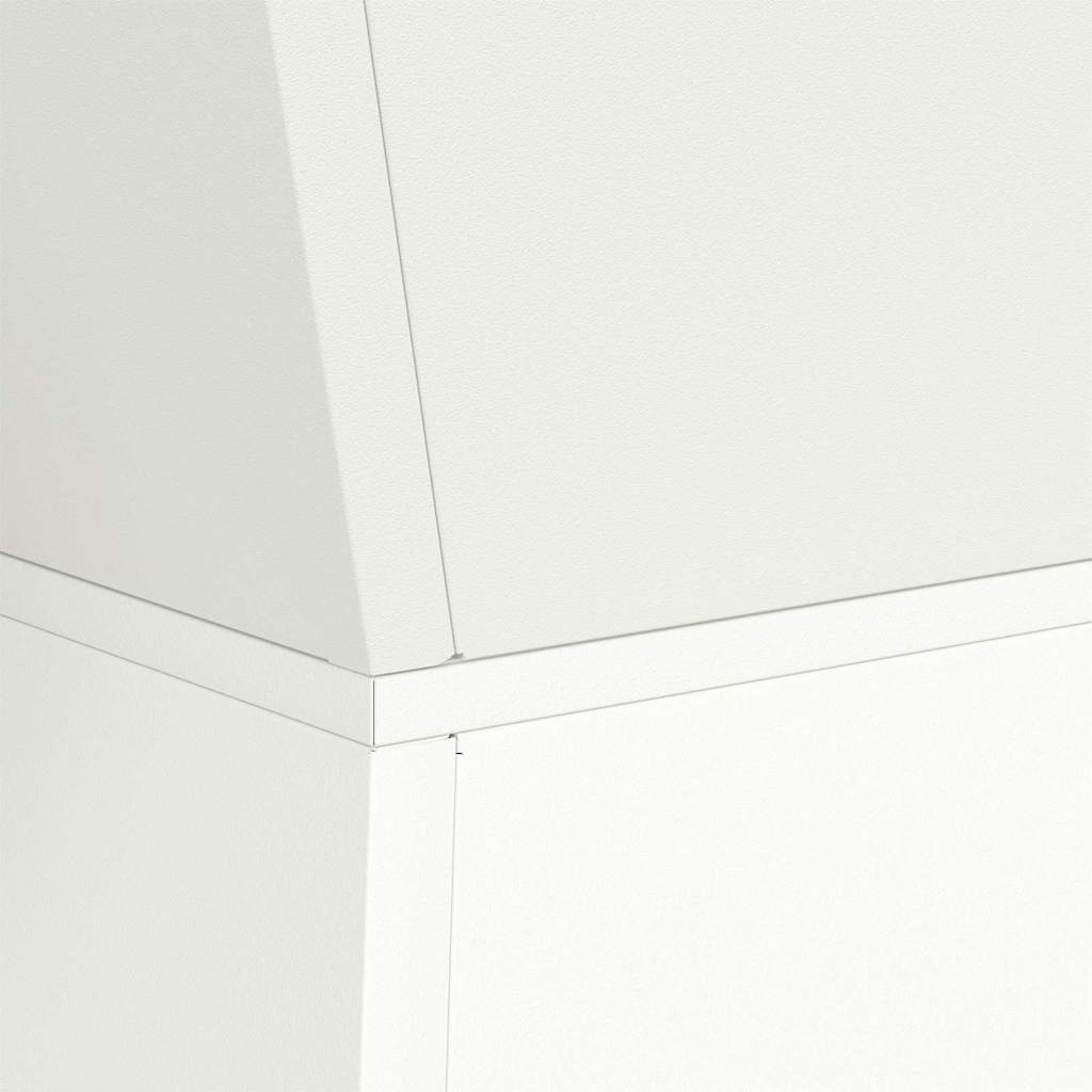 Säulen Pflanzer 2 pcs Weiß 35 x 35 x 73 cm