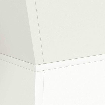 Säulen Pflanzer 2 pcs Weiß 35 x 35 x 73 cm