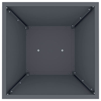 Säulen Pflanzer 2 pcs Anthrazit 35 x 35 x 73 cm