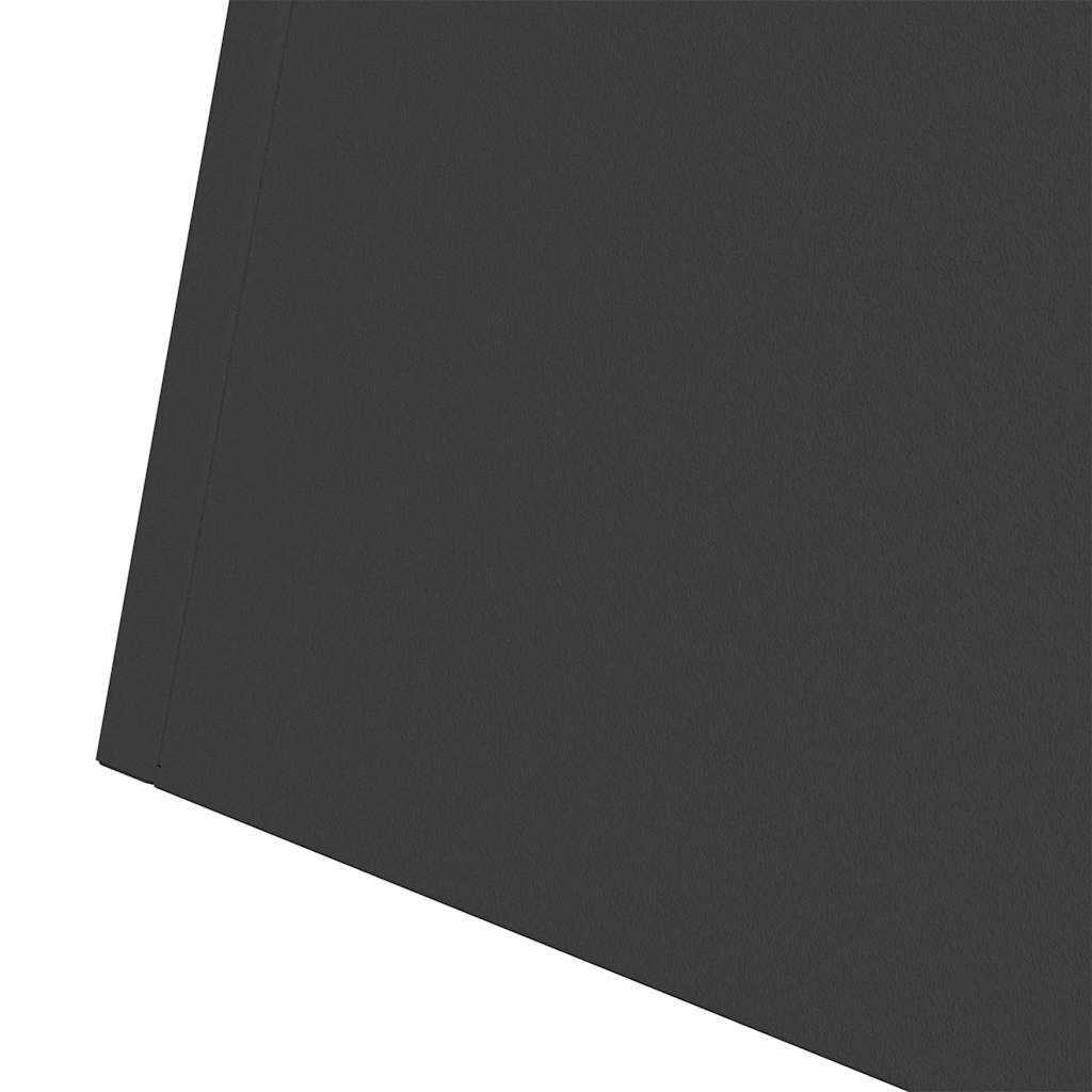 Säulen Pflanzer 2 pcs Schwarz 40 x 40 x 100 cm