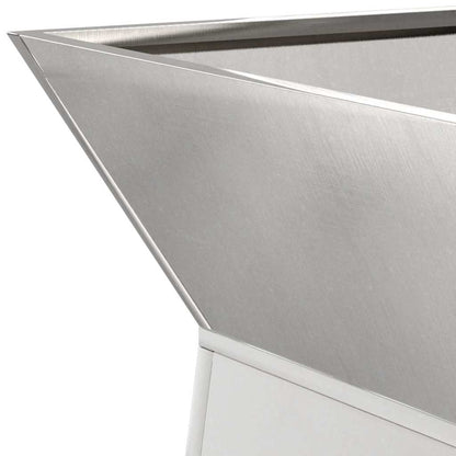 Säulen Pflanzer 2 pcs Silber 40 x 40 x 100 cm