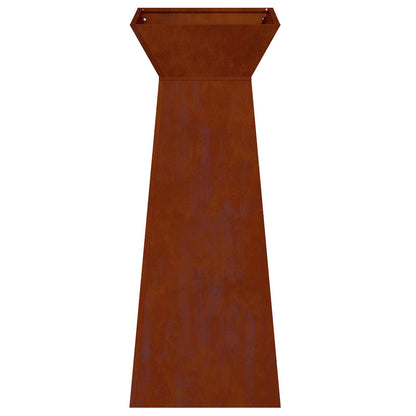 Säulen Pflanzer Silber 40 x 40 x 100 cm