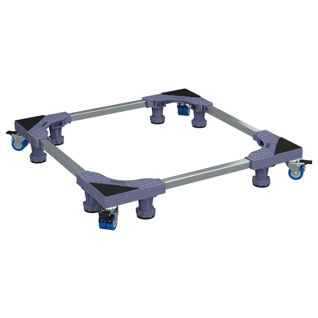 Waschmaschinensockel Grau 66 x 66 x 12 cm Edelstahl