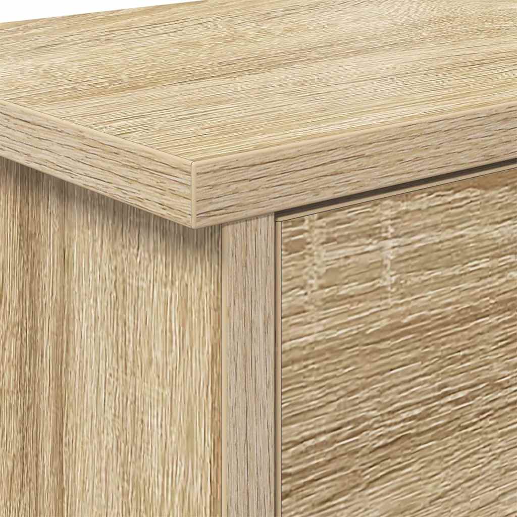 Wandmontierter nachttisch mit Tür Sonoma-Eiche 50 x 20 x 30 cm