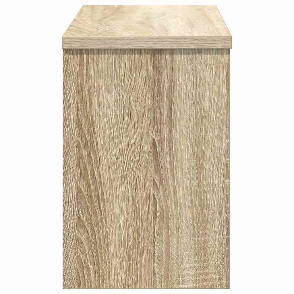 Wandmontierter nachttisch mit Tür Sonoma-Eiche 50 x 20 x 30 cm
