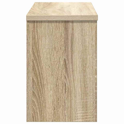 Wandmontierter nachttisch mit Tür Sonoma-Eiche 50 x 20 x 30 cm