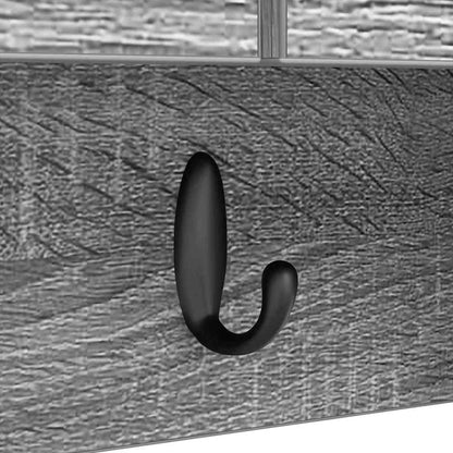 Wandmontierter nachttisch mit Tür Graues Sonoma 50 x 20 x 30 cm