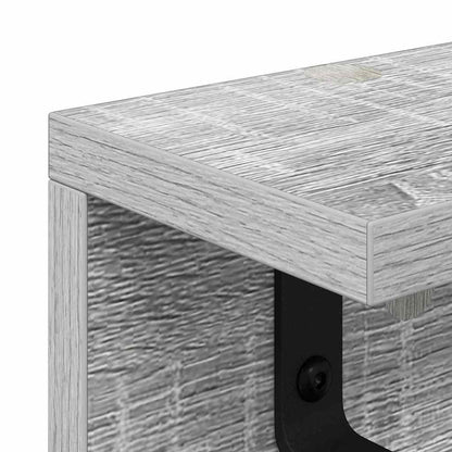 Wandmontierter nachttisch Graues Sonoma 60 x 10.5 x 10.5 cm