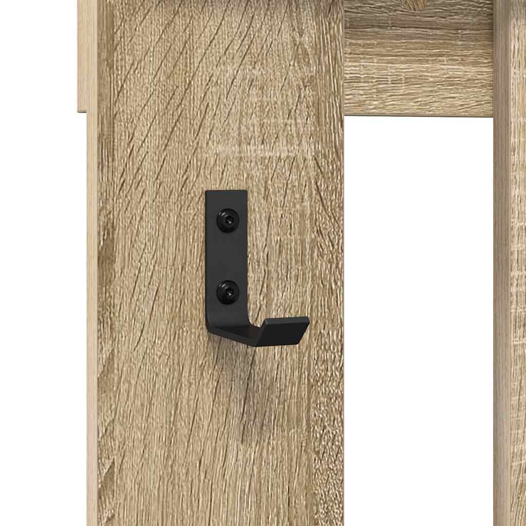 Wandmontierter nachttisch Sonoma-Eiche 100 x 10 x 100 cm