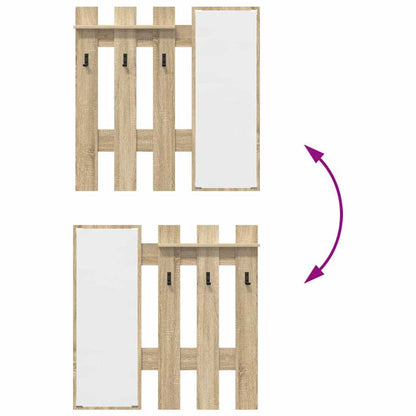 Wandmontierter nachttisch Sonoma-Eiche 100 x 10 x 100 cm