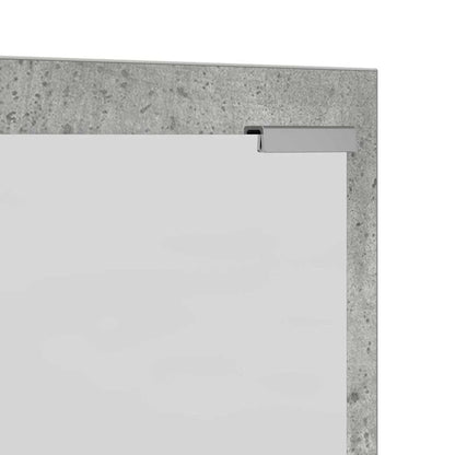 Wandmontierter nachttisch Beton Grau 100 x 10 x 100 cm
