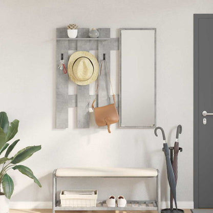 Wandmontierter nachttisch Beton Grau 100 x 10 x 100 cm