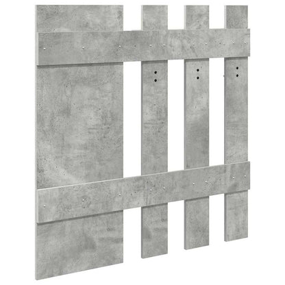 Wandmontierter nachttisch Beton Grau 100 x 10 x 100 cm