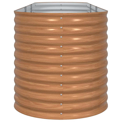 Hochbeet Braun 320 x 80 x 81 cm Stahl