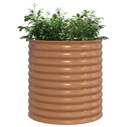 Hochbeet Braun 80 x 80 x 81 cm Stahl