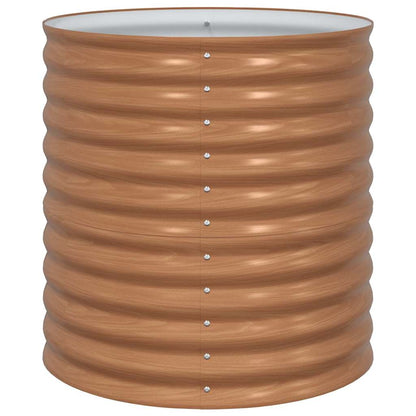 Hochbeet Braun 80 x 80 x 81 cm Stahl