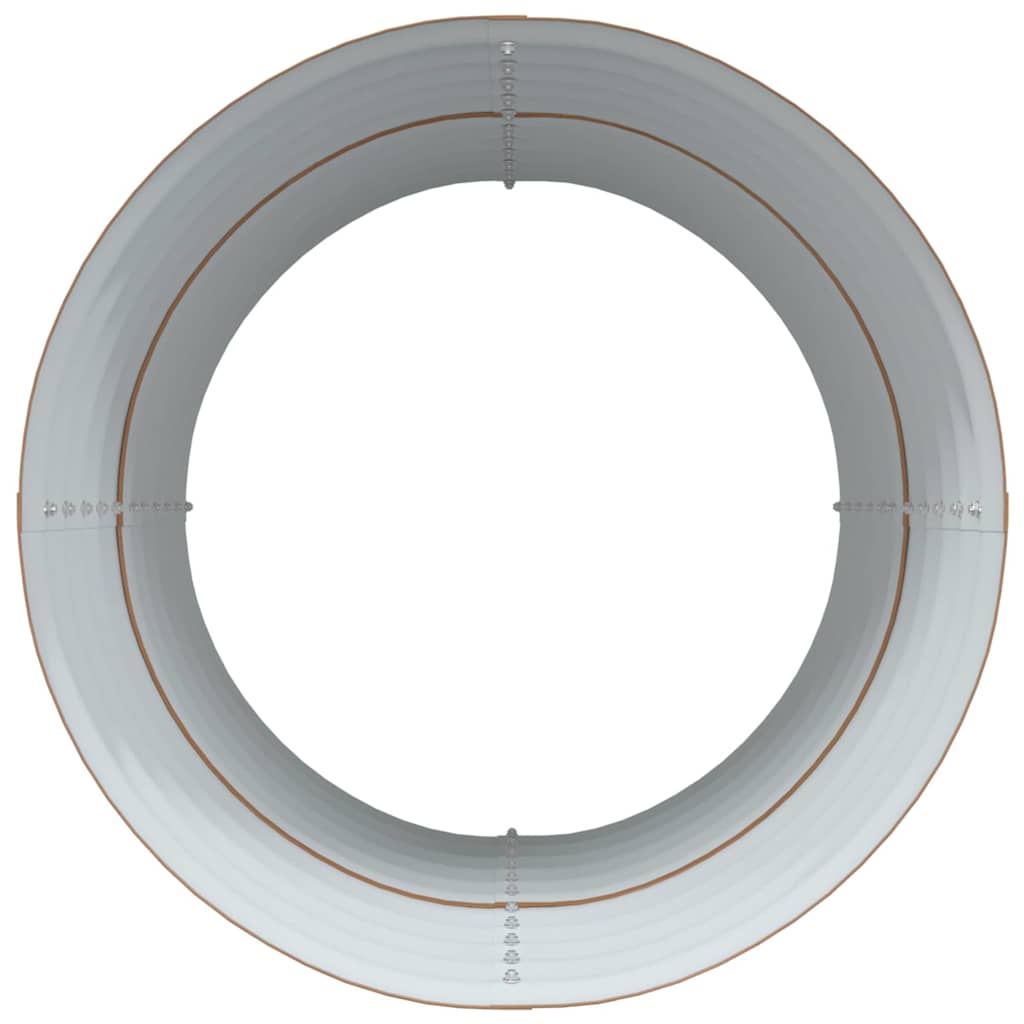 Hochbeet Braun 80 x 80 x 81 cm Stahl