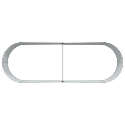 Hochbeet Braun 240 x 80 x 44 cm Stahl