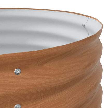 Hochbeet Braun 160 x 80 x 44 cm Stahl