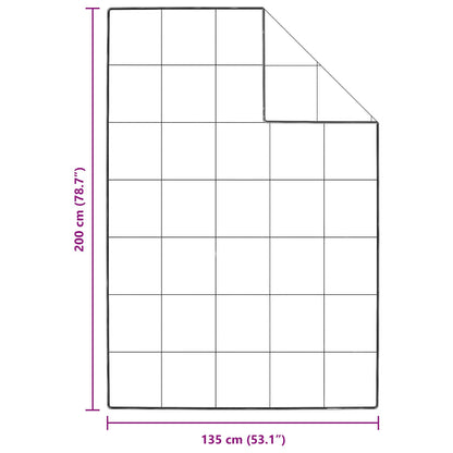 Sommerdecke mit Kissen 2 pcs Weiß Daunenfeder