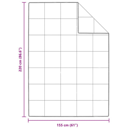 Sommerdecke mit Kissen 2 pcs Weiß Daunenfeder