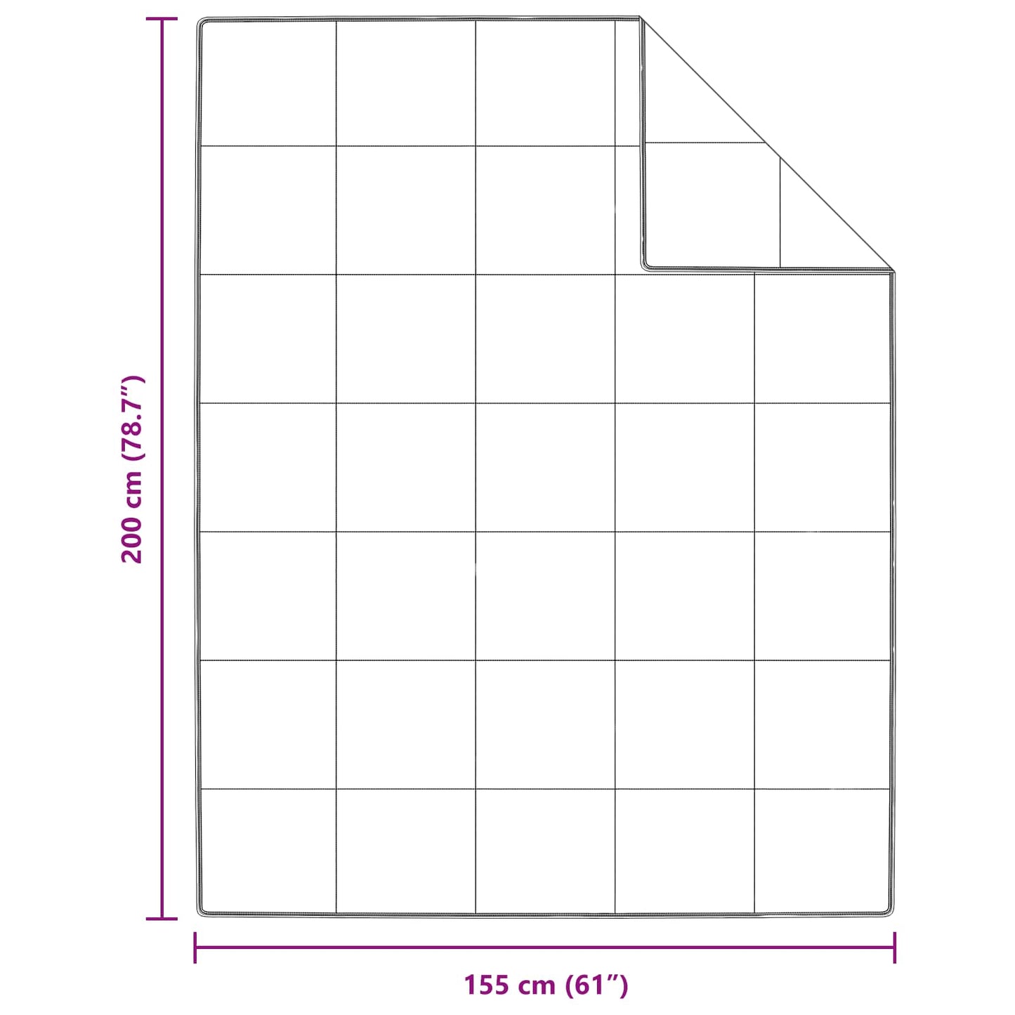 Winterbettdecke mit Kissen 2 pcs Weiß Daunenfeder