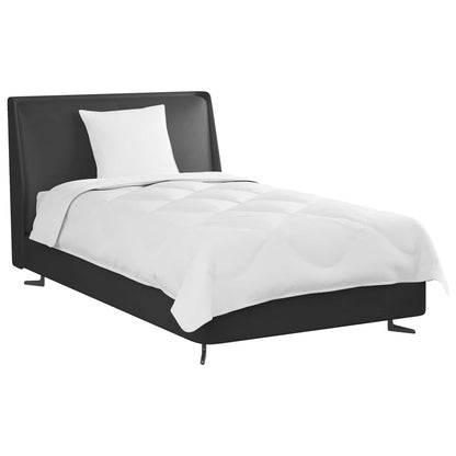 Ganzjahresbettdecke mit Kissen 2 pcs Weiß Mikrofaser