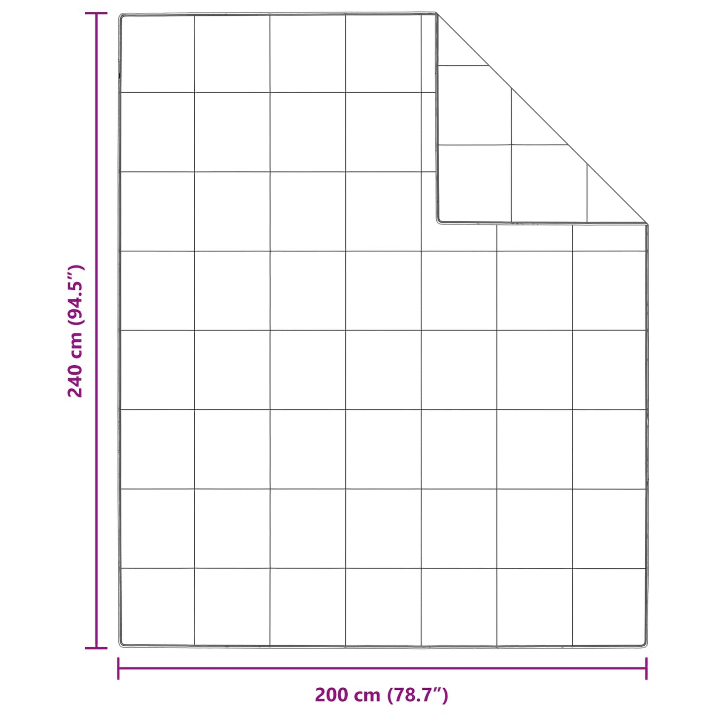 Winterbettdecke mit Kissen 3 pcs Weiß Daunenfeder
