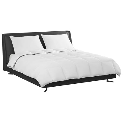 Winterbettdecke mit Kissen 3 pcs Weiß Daunenfeder