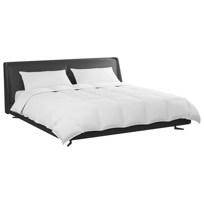 Bettdecken Set mit Kissen 3 pcs Weiß Daunenfeder