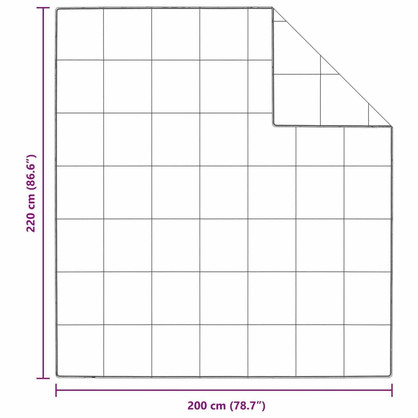 Bettdecken Set mit Kissen 3 pcs Weiß Daunenfeder
