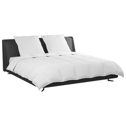 Bettdecken Set mit Kissen 3 pcs Weiß Daunenfeder
