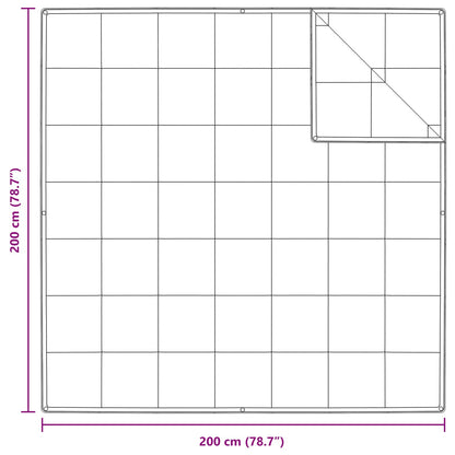 Bettdecken Set mit Kissen 3 pcs Weiß Daunenfeder