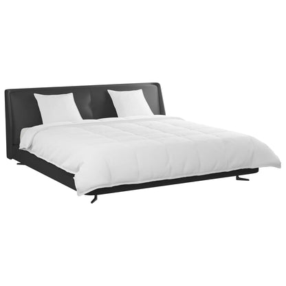 Bettdecken Set mit Kissen 3 pcs Weiß Daunenfeder