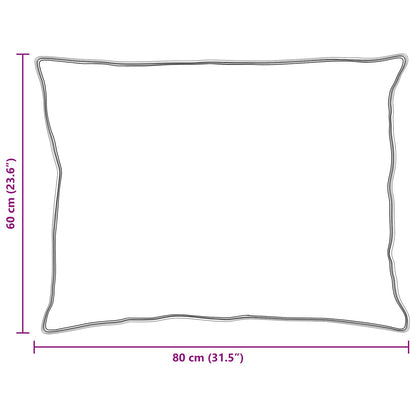 Sommerdecke mit Kissen 3 pcs Weiß Mikrofaser