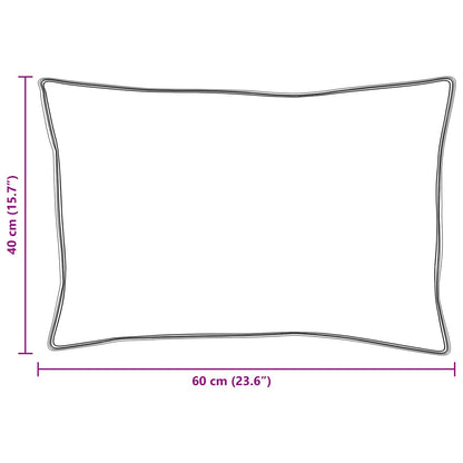 Decke mit Kissen 3 pcs Weiß Mikrofaser und Daunenfedern