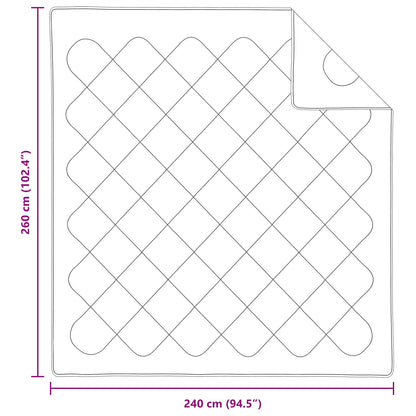 Decke mit Kissen 3 pcs Weiß Mikrofaser und Daunenfedern