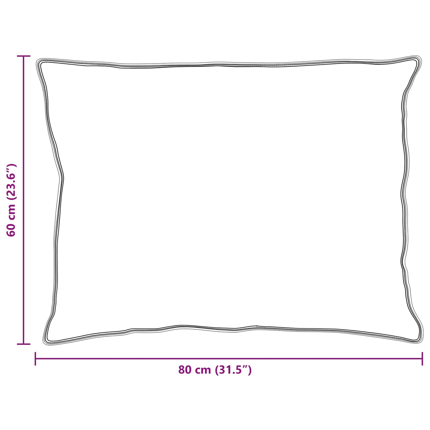 Decke mit Kissen mit Kissen 3 pcs Weiß Mikrofaser