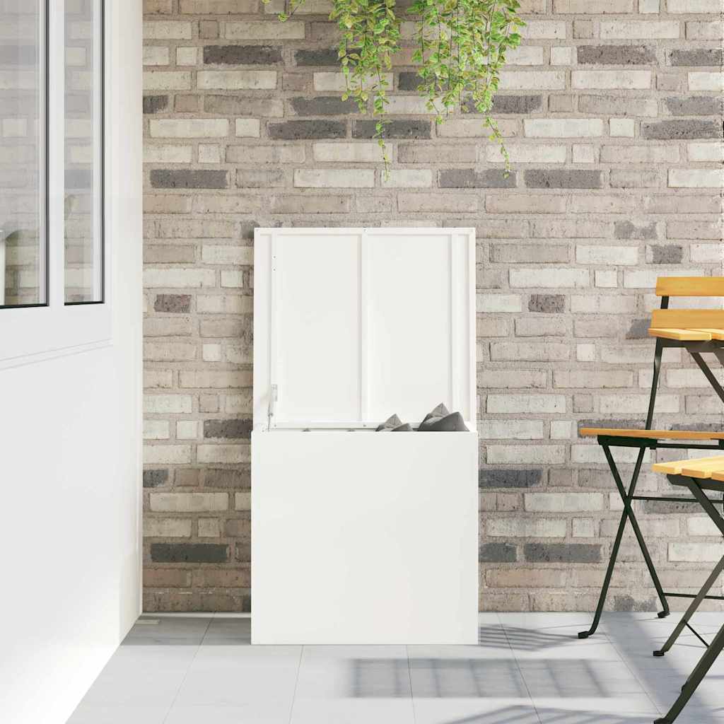 Außenlagerbox Weiß 55 x 50,5 x 50 cm Stahl