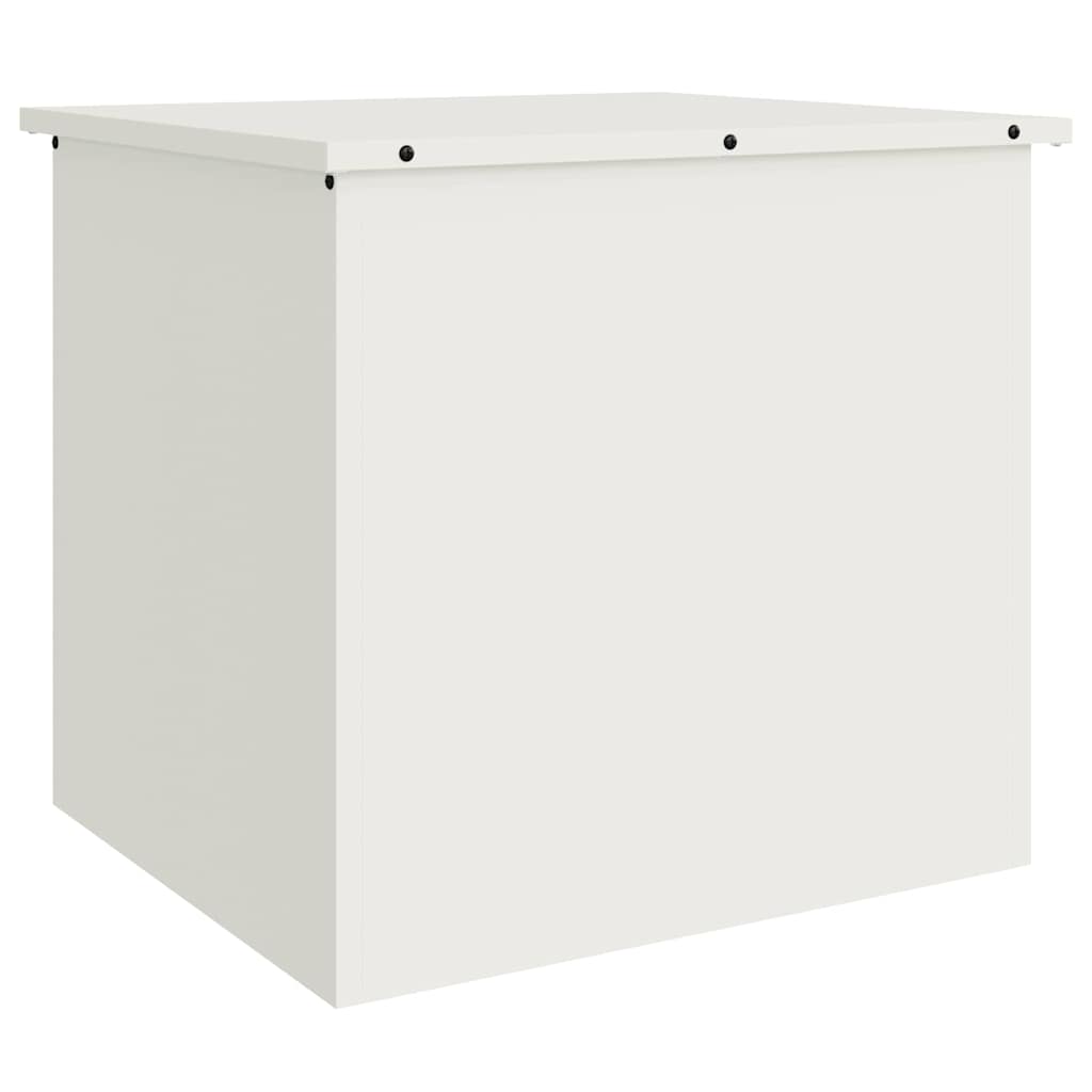 Außenlagerbox Weiß 55 x 50,5 x 50 cm Stahl