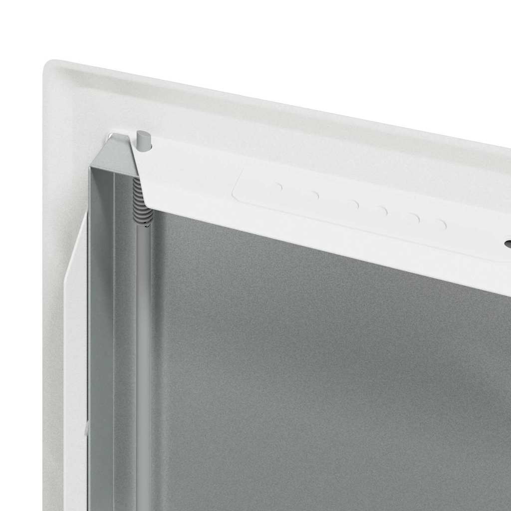 Zugangsklappe Weiß 63 x 33 x 3 cm Stahl