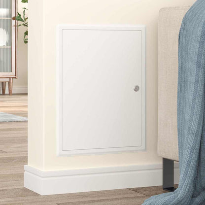 Zugangsklappe Weiß 43 x 33 x 3 cm Stahl