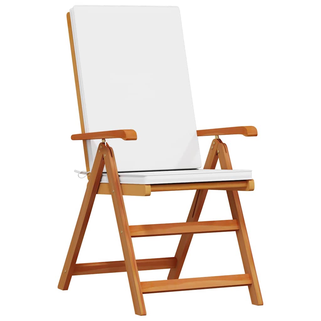 Gartenstuhl 4 pcs Braun und Weiß 57 x 71,5 x 104 cm