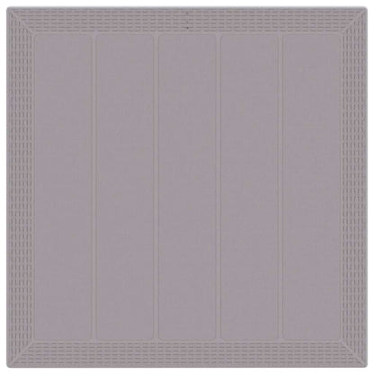 Garten Essgruppe 5 pcs Hellgrau Polypropylen