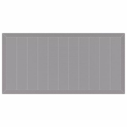 Garten Essgruppe 9 pcs Hellgrau Polypropylen