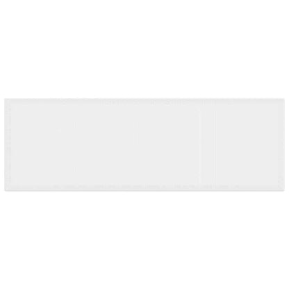 Garten Essgruppe 13 pcs Weiß Synthetisches Rattan und Metall