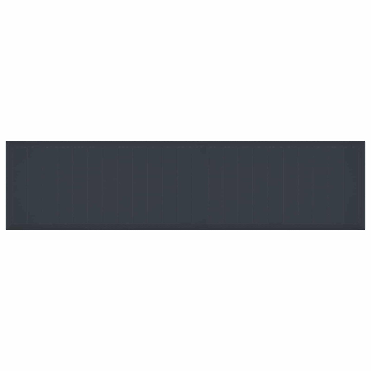 Garten-Esszimmergarnitur mit Kissen 17 pcs Anthrazit PP