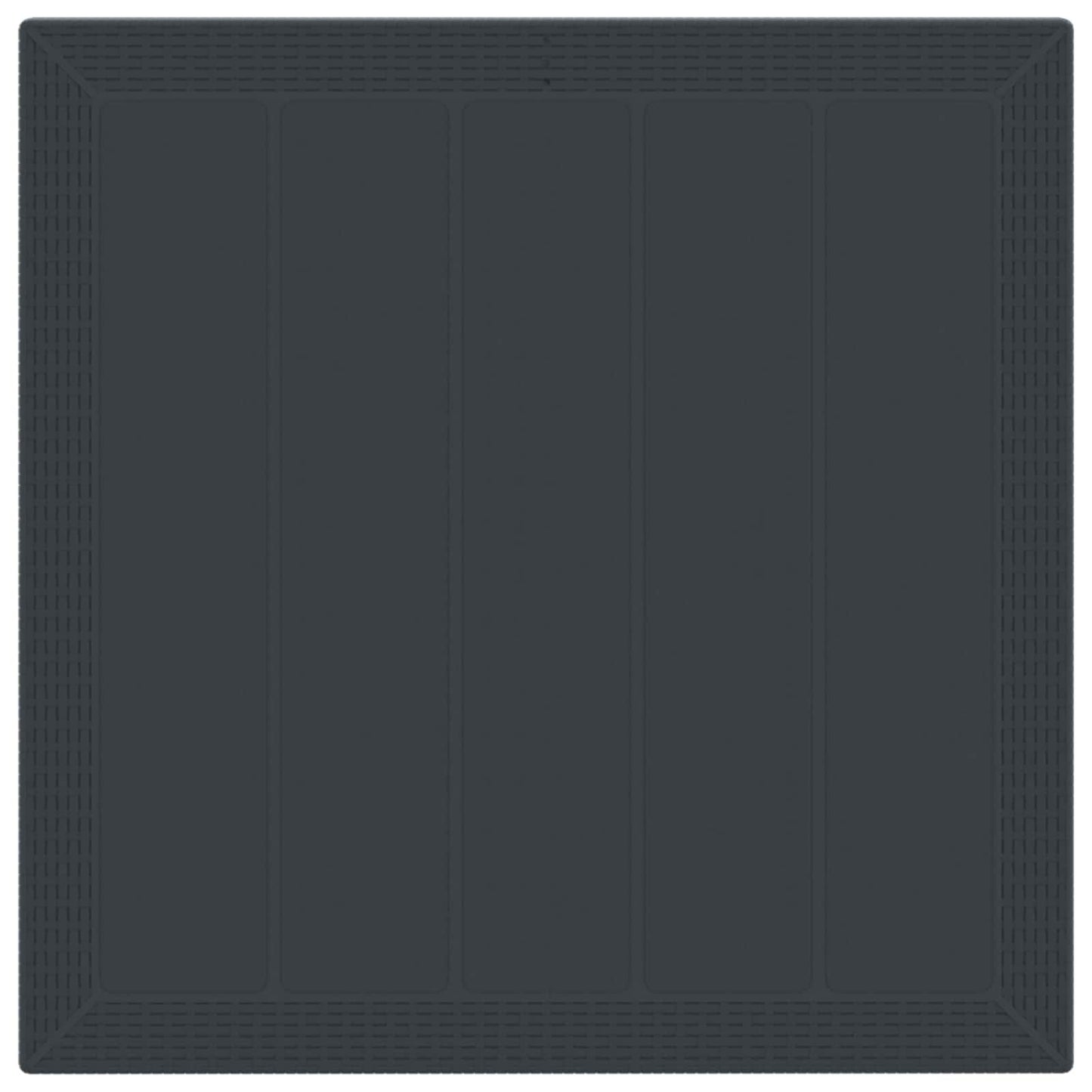 Garten Essgruppe 3 pcs Anthrazit Polypropylen