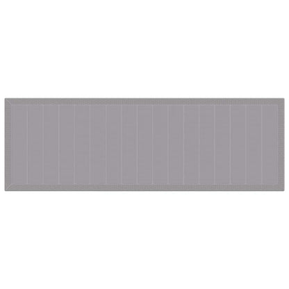 Garten Essgruppe 11 pcs Hellgrau Rattan und Aluminium